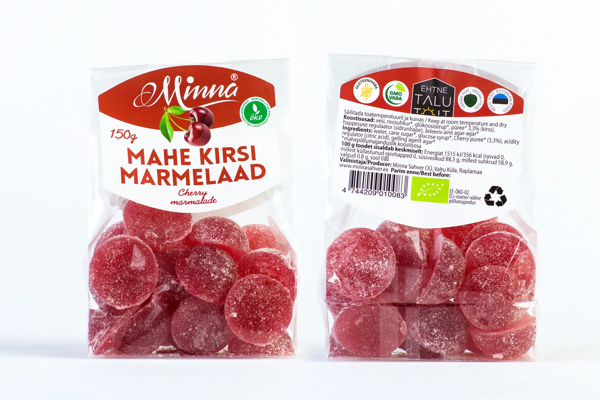 Mahe kirsi marmelaad 150 gr Minna